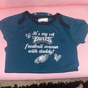 Philadelphia Eagles onesie size 18 m